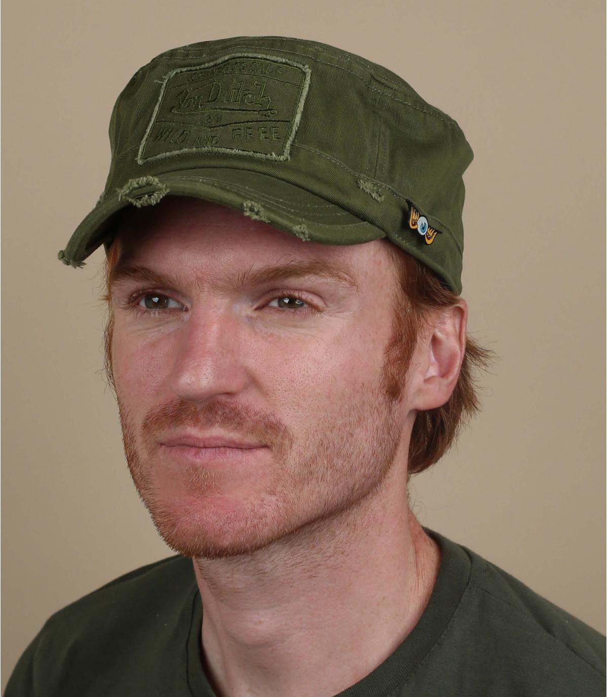 casquette army vert Von Dutch Army Patch olive casquette army vert Von Dutch Army Patch olive